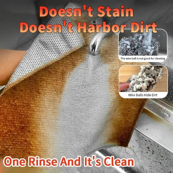 does not stain, one rinse and its clean